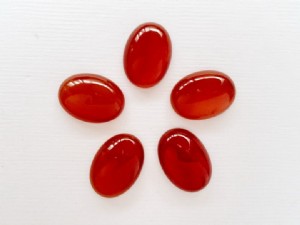 10*14*5mm橢圓蛋面紅瑪瑙